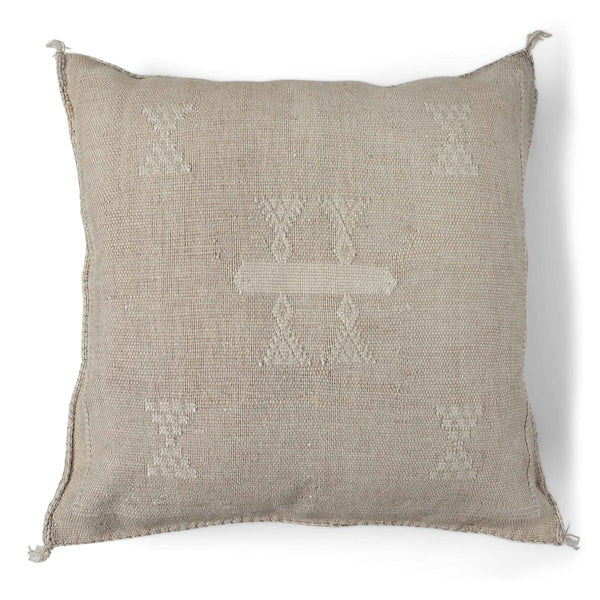 Cactus Silk Cushion Cover - Stone