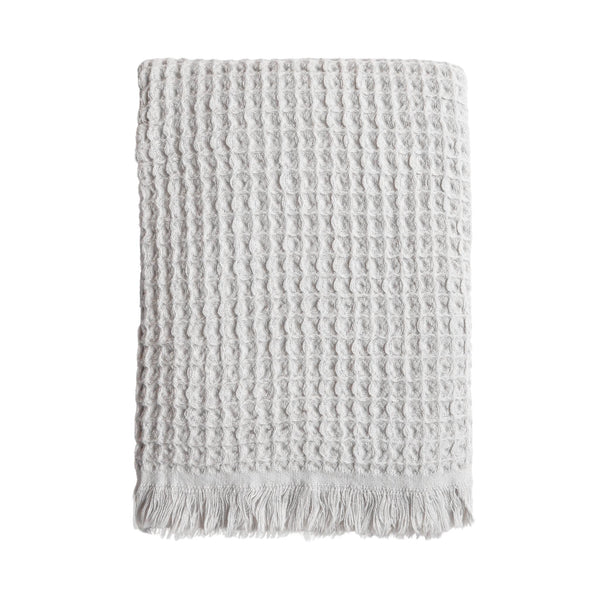 Luxe Waffle Bath Sheet - Dove Grey