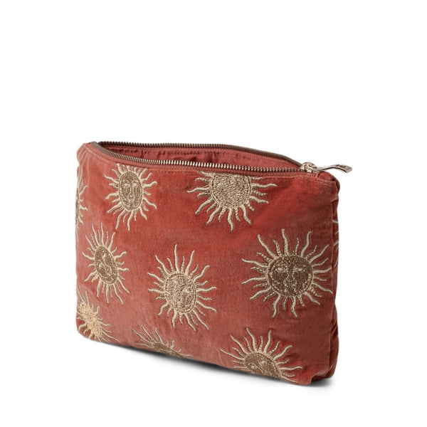Elizabeth Scarlett Sun Goddess Velvet Everyday Pouch