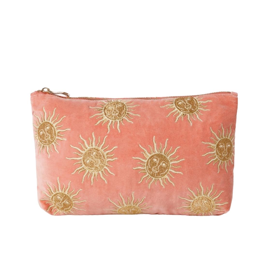 Elizabeth Scarlett Sun Goddess Pouch Coral – Sand and Salt Elizabeth Scarlett Sun Goddess Pouch Coral – Sand and Salt