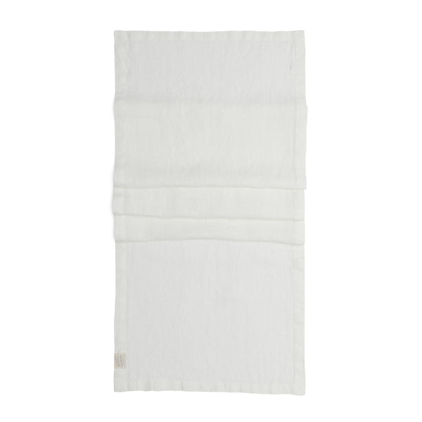 Linen Tales Table Runner - Chalk White
