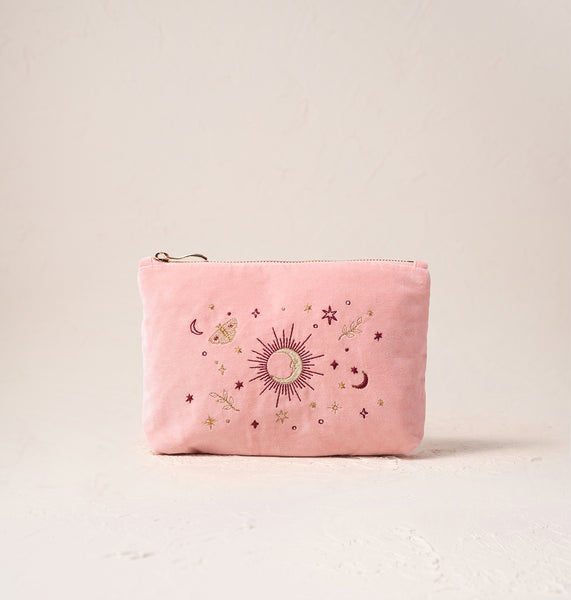 Elizabeth Scarlett Boho Mysticism Mini Pouch - Pink