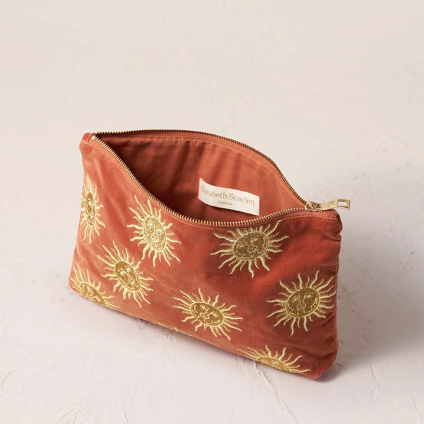 Elizabeth Scarlett Sun Goddess Rust Everyday Pouch