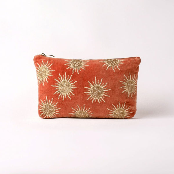 Elizabeth Scarlett Sun Goddess Rust Everyday Pouch