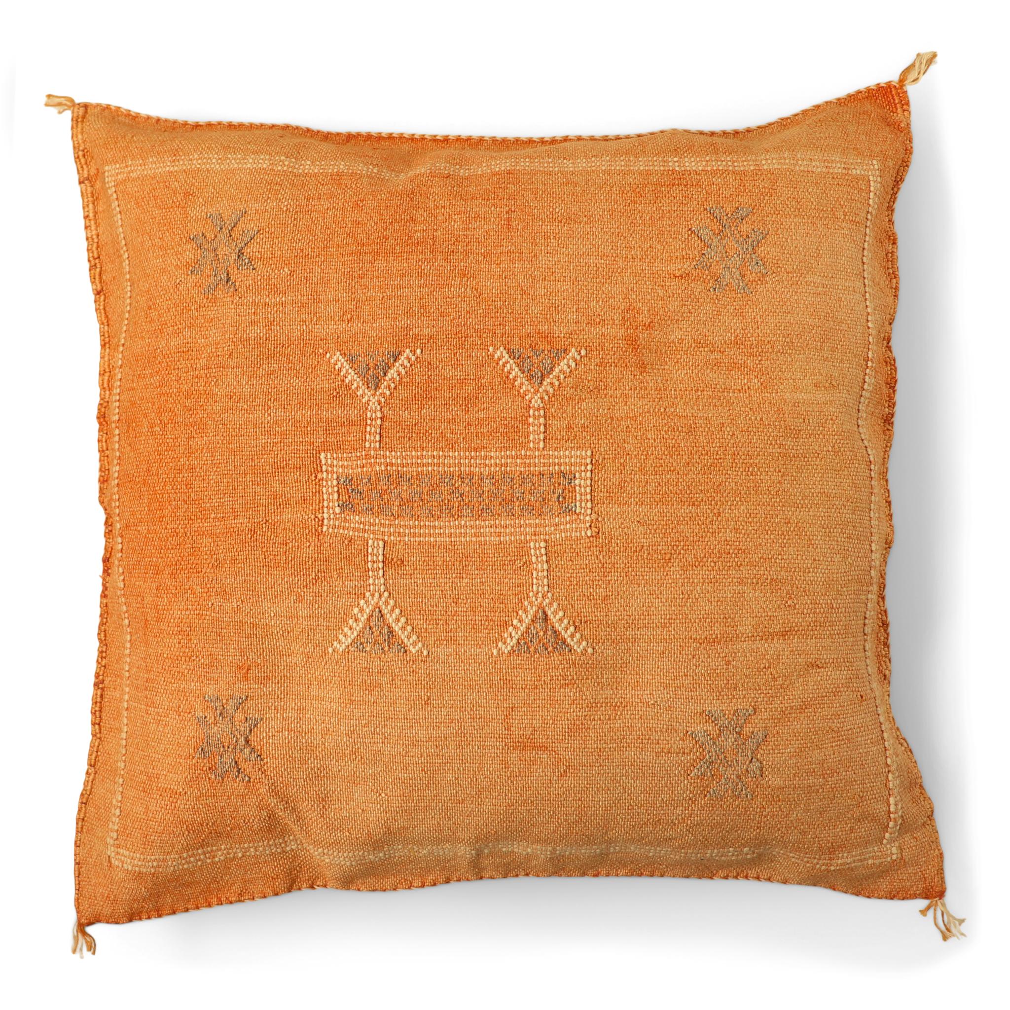 Cactus Silk Cushion Cover - Cinnamon