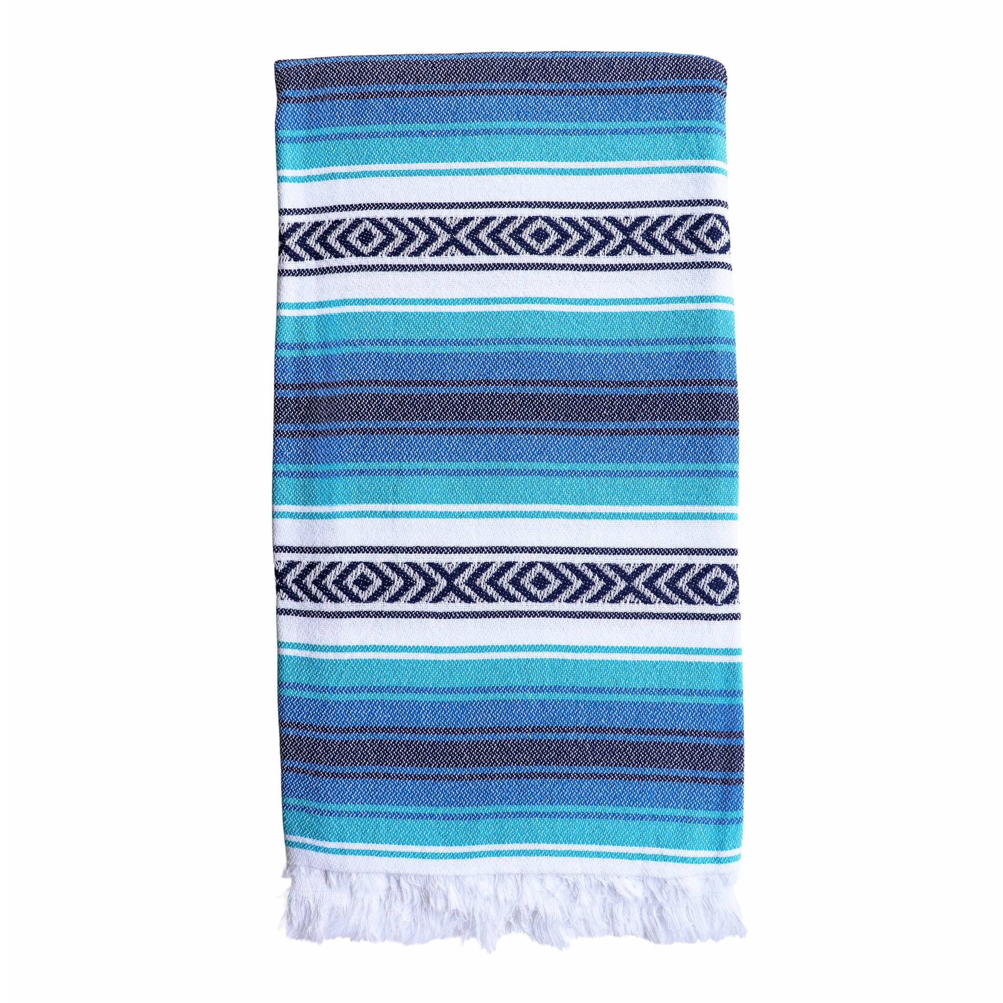 Playa Hammam Towel - Ocean Blue