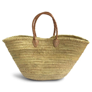 Plait Handle French Style Straw Basket – Sand & Salt
