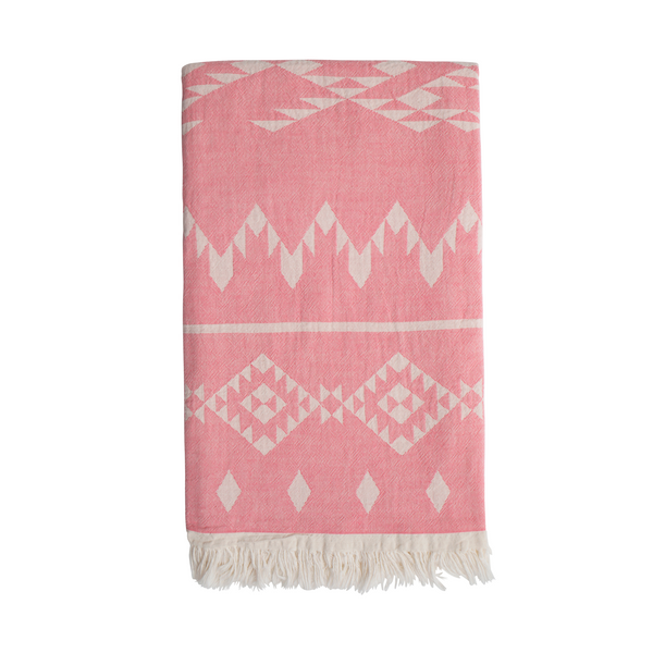Sand and salt Belize Hammam Towel - Washed Pink