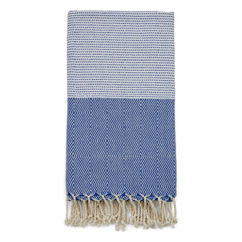 Capri Classic Hammam Towel - Cobalt