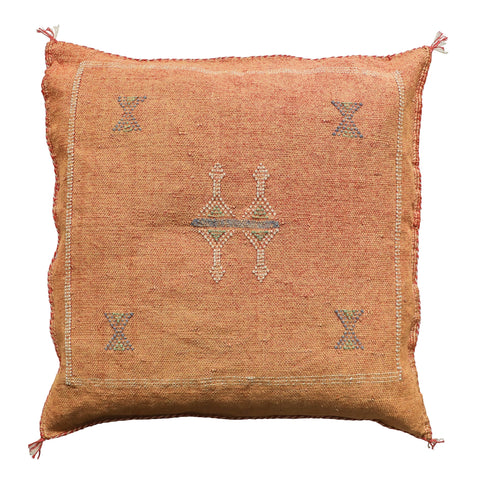 Cactus Silk Cushion Cover - Terracotta